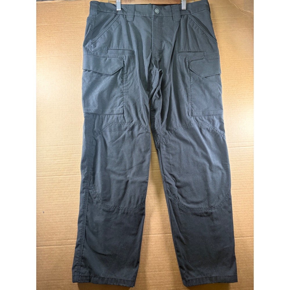 First Tactical V2 Tactical Pants Mens 36/29 Black Ripstop Cargo Work Trousers